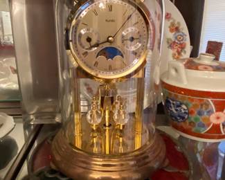 Vintage 1980s Kundo Quartz Moon Phase Clock