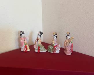 Vintage Porcelain Japanese Figurines