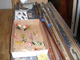 BAMBOO &STEEL RODS +LURES