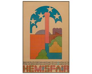 HemisFair poster from 1968, poster