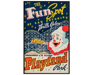 Framed Poster for Playland Park San Antonio