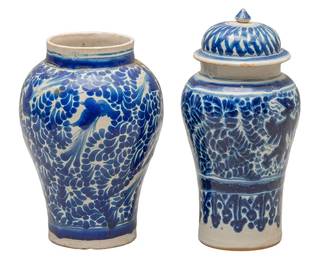 Set of two Uriarte vases