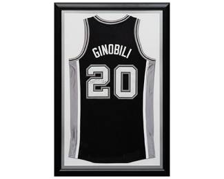 Manu Ginobli, Signed San Antonio Spurs jersey