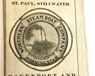 Northern Steam Boat Co. Schedule
