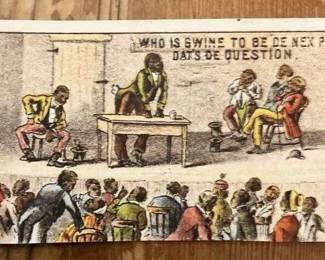 Advertising Card "Who Next President"
