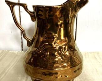 Wade England Copper Lustre Pitcher
