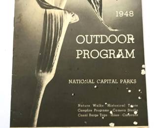 1948 National Capital Parks Booklet "Outdoor Program"
