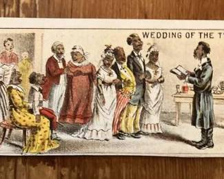 Advertising Card "The Wedding"
