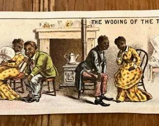 Advertising Card "The Wooing"
