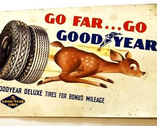 Good Year Tire Advertising Postcard
