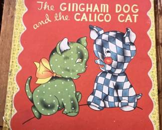 1944 Samuel Lowe Child's Book "The Gingham Dog & The Calico Cat"
