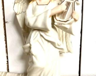 Porcelain Angel approx. 7" tall
