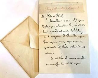 Longfellow's Last Letter
