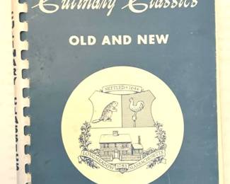 Culinary Classics Old & New Cookbook, Longmeadow Massachusetts
