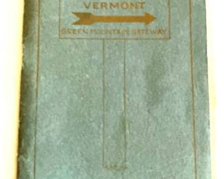 1923 Wilmington Vermont Brochure with Map
