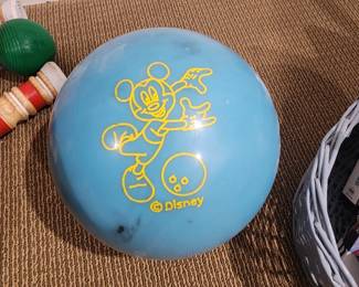 Vintage Mickey Mouse Bowling Ball