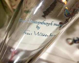 MCM Retro Frans Wildenhain Mosaic Pilsner Glasses