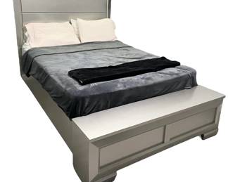 Queen Silver Bed