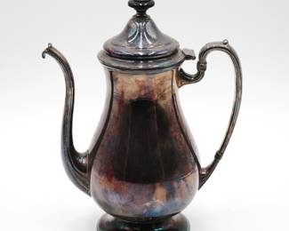 Crescent Pewter Coffee Pot