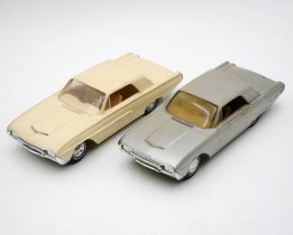 1962 + 1963 Thunderbird Promotional Toy Model Cars