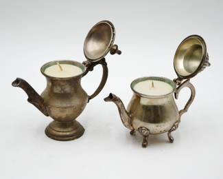 Pair of Miniature Teapot Candles