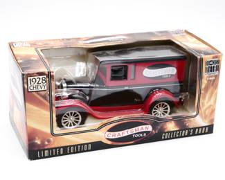 1928 Chevy Diecast Metal Craftsman Tools Collector's Bank - New in Box