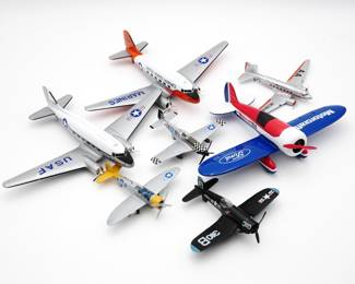 Lot of 7 Assorted Die-Cast Aircraft Models