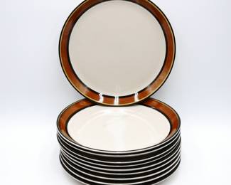Mikasa Caribbean Stoneware Dinner Plates (Set of 10)