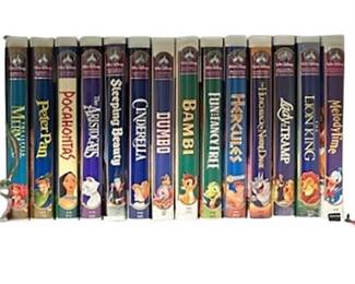 Lot 300-182  
Disney VHS Collection Set of Fourteen (14)