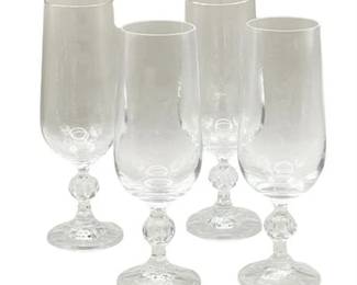 Lot 115  
Polish Crystal Apéritif Stemware Glasses