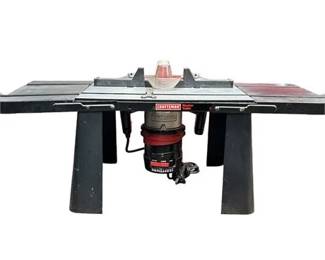 Lot 300-213  
Craftsman Table Top Router Table