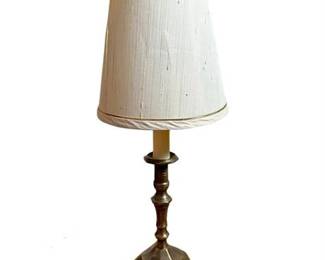 Lot 086-001  
Small Brass Table Lamp