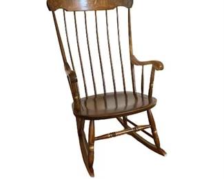 Lot 009  
Hitchcock Stenciled Vintage Rocking Chair
