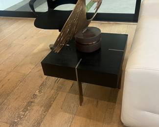 7. Nice square wood end table 