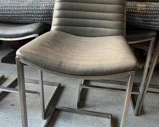 15. Front view of one of six barstools