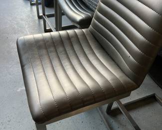 14. Sideview of one of six barstools