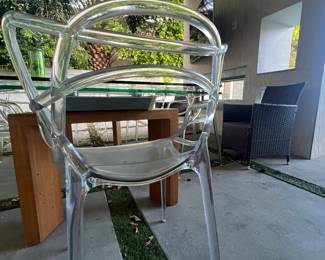 32. Another view of set of six ghost chairs