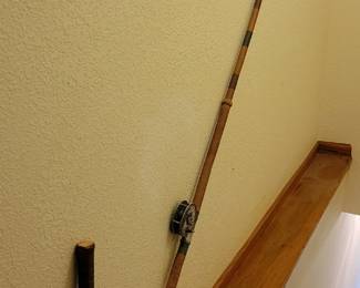 Vintage fly fishing pole