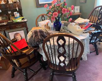 . . . dining room table and chairs 