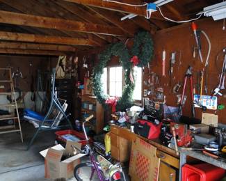 Tools, and more stuff.  Just so you know not all items in the garage may be priced, but we can certainly work out a deal