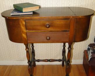 Sewing box table, rare and unique
