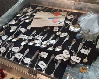 The jewelry case next to the checkout is full of sterling silver pieces and high value items.  If you want to examine an item from the case, we ask that you submit your photo ID as a pledge that you aren't going to take off with the item, without paying.
