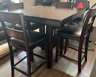 Pub table and chairs