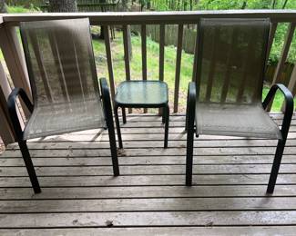 Patio chairs
