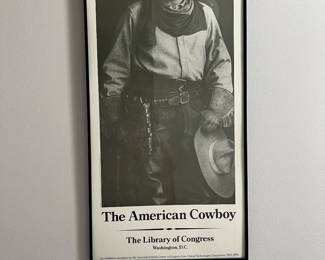 Cowboy library print