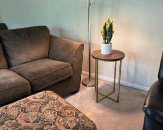 End table and floor lamp 