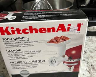 Food grinder attachment