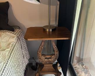 Harp side table
