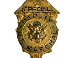 Vintage Special Deputy U.S. Marshall Badge
