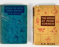 1940 The House At Pooh Corner Winnie the Pooh & 1938 When We Were Very Young By A. A. Milne Hardcover Books Published By EP Dutton
